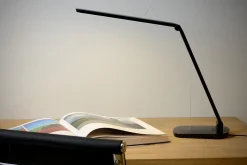 Lampe de bureau VARIO LED en métal avec LED intégré - Noir - Lucide