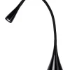 Lampe de bureau ZOZY en synthétique avec LED intégré - Noir - Lucide