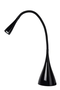 Lampe de bureau ZOZY en synthétique avec LED intégré - Noir - Lucide