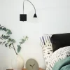 Lampe de chevet BUDDY en métal avec LED intégré - Noir - Lucide