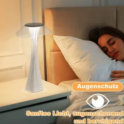 Lampe de chevet led nettlife tactile à intensité variable usb avec 3 niveaux de luminosité lampe de table de chambre