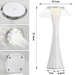 Lampe de chevet led nettlife tactile à intensité variable usb avec 3 niveaux de luminosité lampe de table de chambre