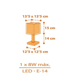 Lampe de chevet LED night light pour enfants Dinos Dinosaures