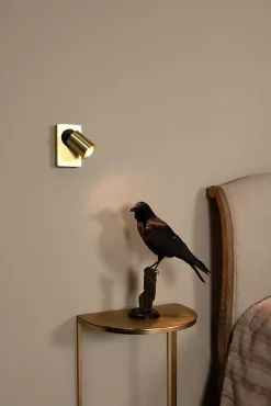 Lampe de chevet NIGEL en aluminium avec 1xGU10 - Or Mat / Laiton - Lucide