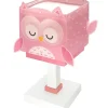 Lampe De Chevet Pour Enfant Little Pink Owl Petite Chouette Rose