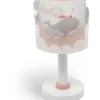 Lampe de chevet pour enfant Whale Dreams Baleine rose