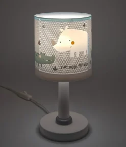 Lampe De Chevet Pour Enfant Rhino & Croco Rhinocéros et Crocodile