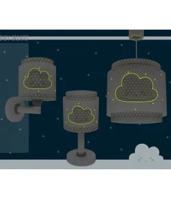 Lampe de chevet pour enfant Baby Dreams Nuage gris LED