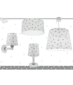 Lampe de chevet Star Light Lumière Étoilée blanc