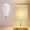 Lampe de Chevet Tactile 3 Intensité avec Chargeur Sans Fil 10W marron