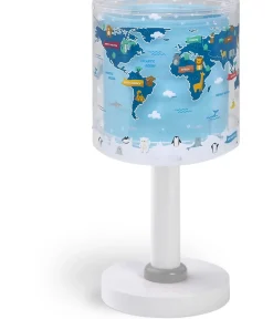 Lampe de chevet Veilleuse LED pour enfants Kids World Carte du Monde