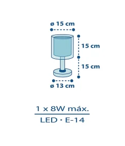 Lampe de chevet Veilleuse LED pour enfants Police et Pompiers