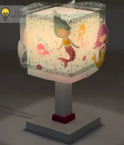 Lampe de chevet Veilleuse LED pour enfant Mermaids Sirènes