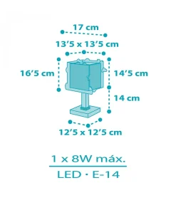 Lampe de chevet Veilleuse LED pour enfant Rocket Fusée