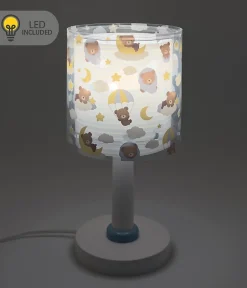 Lampe de chevet Veilleuse LED pour enfants Baby Teddy Oursons Bleu