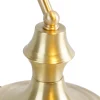 Lampe de notaire classique dorée avec verre miroir fumé - Banker