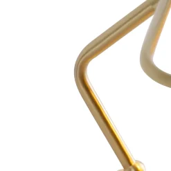 Lampe de notaire classique dorée avec verre miroir fumé - Banker