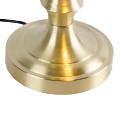 Lampe de notaire classique dorée avec verre miroir fumé - Banker