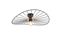 Lampe de plafond design en métal Chapeau