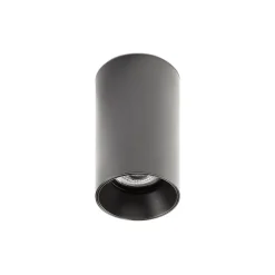 Lampe de plafond Faro Barcelona - Stan GU10 max 5W - Métal peint, fixation au plafond, ampoule non incluse - Noir
