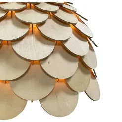 Lampe de plafond suspendue en bois Light Prestige Burgo 1 x E27 1 pc.