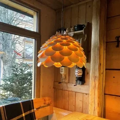 Lampe de plafond suspendue en bois Light Prestige Burgo 1 x E27 1 pc.