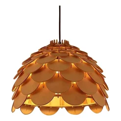 Lampe de plafond suspendue en bois Light Prestige Burgo 1 x E27 1 pc.