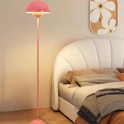 Lampe de Sol de Design Nordique Rose Inspiration Flowerpot  et Base Parabolique Douille E27 pour Salon Salle à Manger et Chambre
