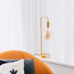 Lampe de table Art Déco en laiton - Facil