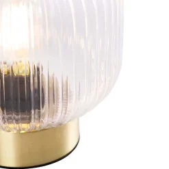 Lampe de table Art déco en laiton - Karel