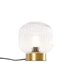 Lampe de table Art déco en laiton - Karel