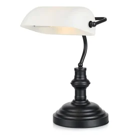 Lampe de table banquier blanche - Markslöjd - Bankers