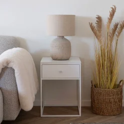 Lampe de table Bilby en céramique et pierre - Élégance et fonctionnalité pour votre intérieur