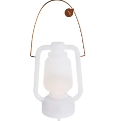 Lampe de table blanche IP44 avec haut-parleur Bluetooth - STORM MUSIC