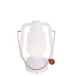 Lampe de table blanche IP44 avec haut-parleur Bluetooth - STORM MUSIC
