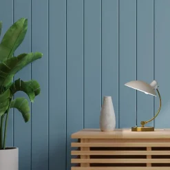 Lampe de Table BOFA Inspirée par Fritz Hansen Kaiser Idell 6631, Finition en Blanc Mat et Laiton, E27