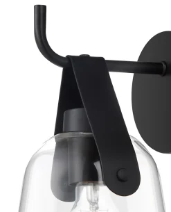 Lampe de table Calume E27 15W L.16xL.22,5xH.50cm noir GoodHome