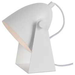 Lampe de table CHAGO en métal avec 1xE14 - Blanc - Lucide