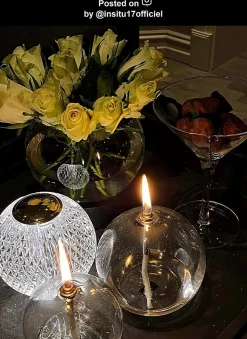 Lampe de table CINTRA en acrylique avec LED intégré - Transparent - Lucide