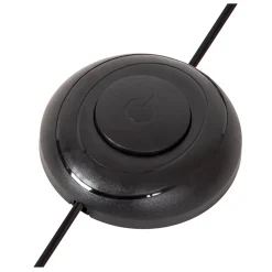 Lampe de table CIRKELIS en aluminium avec LED intégré - Noir - Lucide