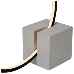 Lampe de table CIRKELIS en aluminium avec LED intégré - Noir - Lucide