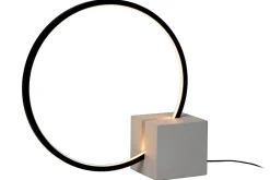 Lampe de table CIRKELIS en aluminium avec LED intégré - Noir - Lucide