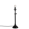 Lampe de table classique noire réglable sans abat-jour - Accia