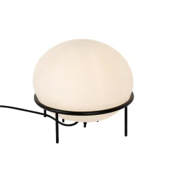 Lampe de table design d'extérieur noire - Jannie