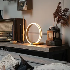 Lampe de table design en laiton avec LED à 3 niveaux de luminosité - Navara