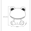 Lampe de table DODO FROG en abs avec LED intégré - Vert - Lucide