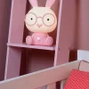 Lampe de table DODO RABBIT en abs avec LED intégré - Rose - Lucide