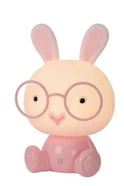 Lampe de table DODO RABBIT en abs avec LED intégré - Rose - Lucide