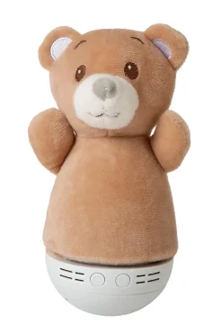 Lampe de table DOLLY en abs avec LED intégré - Brun - Lucide