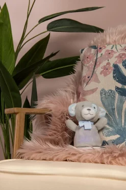 Lampe de table DOLLY en abs avec LED intégré - Gris - Lucide